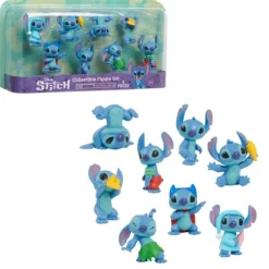 Disney Stitch 8-Pakning Samle-Figuresett 7cm
