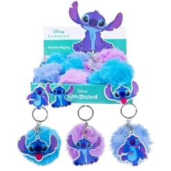 Disney Stitch Pompom Nøkkelring (assortert)