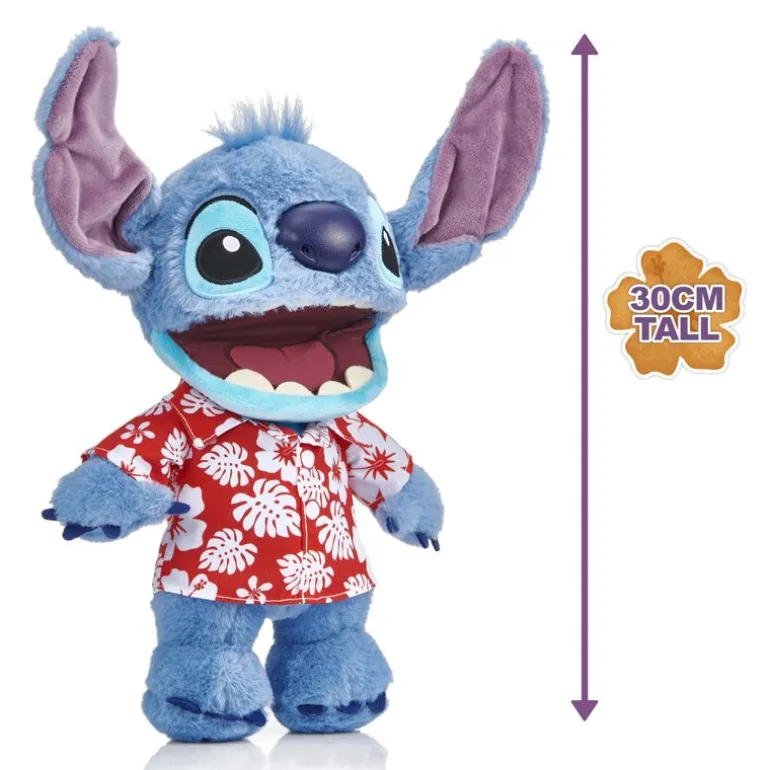 Disney Stitch RealFX Interaktiv Figur m/ 50+ lyder - Chatty Hula Stitch