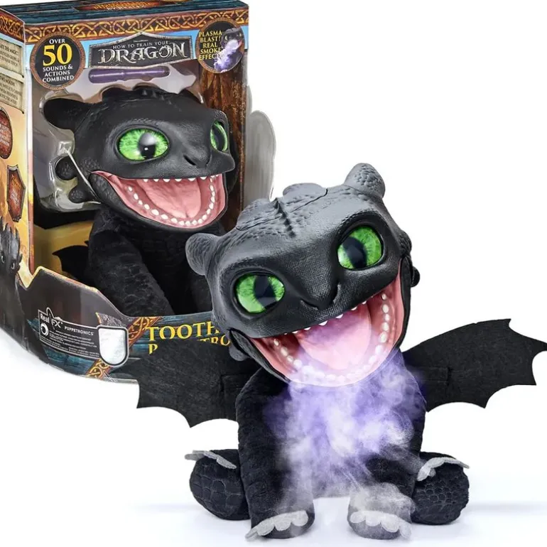 Dragetreneren Interaktiv Puppetronic RealFX m/ 50+ reaksjoner - Tannløs