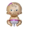 Folie Ballong 80 cm - Baby Jente