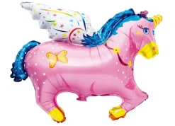 Folie Ballong 81cm - Flyvende Enhjørning