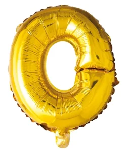 Folie ballong Gull 41 cm - Bokstaven O