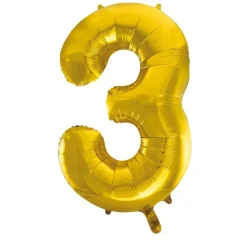 Folie Ballong Gull 86 cm - Tallet 3