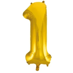 Folie Ballong Gull 86 cm - Tallet 1