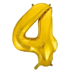 Folie Ballong Gull 86 cm - Tallet 4