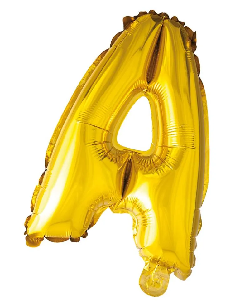 Folie ballong Gull 41cm- Bokstaven A