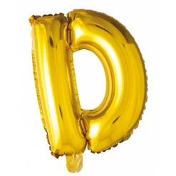 Folie ballong Gull 41cm- Bokstaven D