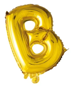 Folie ballong Gull 41cm- Bokstaven B