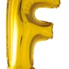 Folie ballong Gull 41cm- Bokstaven F