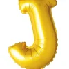 Folie ballong Gull 41cm- Bokstaven J