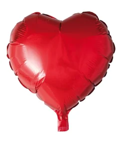 Folie ballong Rød 46 cm - Hjerte