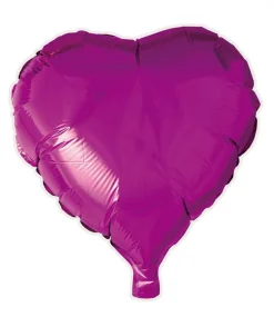 Folie ballong Rosa 46 cm - Hjerte