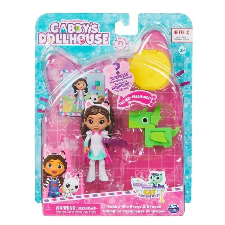 Gabbys Dollhouse Cat-tivity Lekesett - Ridder Gabby og Drage