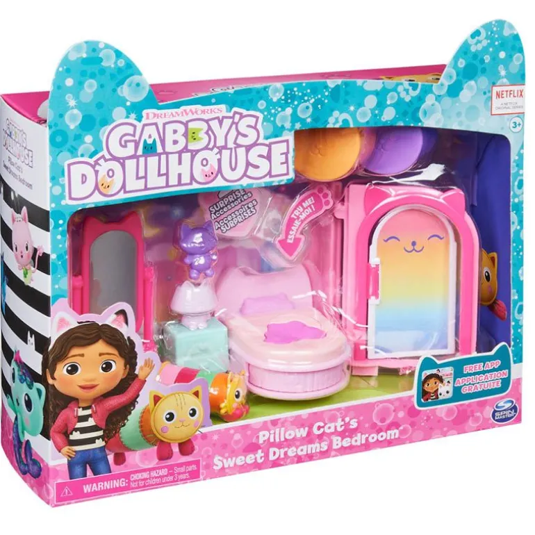 Gabbys Dollhouse Deluxe Rom - Pillow Cat's Sweet Dreams Soverom