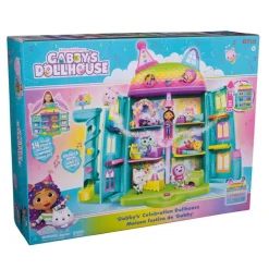 Gabby's Dollhouse Dukkehus m/ figur og tilbehør - Celebration Purrfect