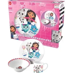 Gabby's Dollhouse Keramikk Frokostsett 3 Deler