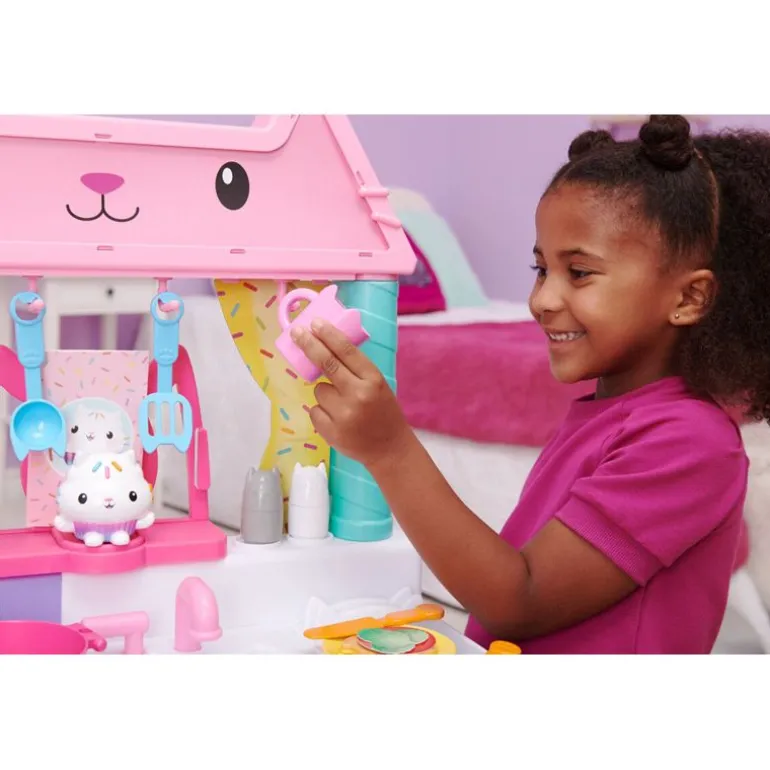 Gabby's Dollhouse Lekekjøkken m/ 23 deler - Kakemons Kjøkken