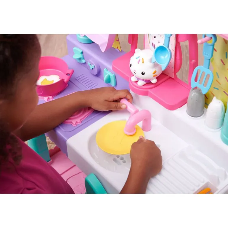 Gabby's Dollhouse Lekekjøkken m/ 23 deler - Kakemons Kjøkken