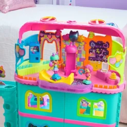 Gabby's Dollhouse Lekesett m/ 10+ tilbehør - Rooftop Roller Party