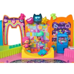 Gabby's Dollhouse Lekesett m/ 10+ tilbehør - Rooftop Roller Party