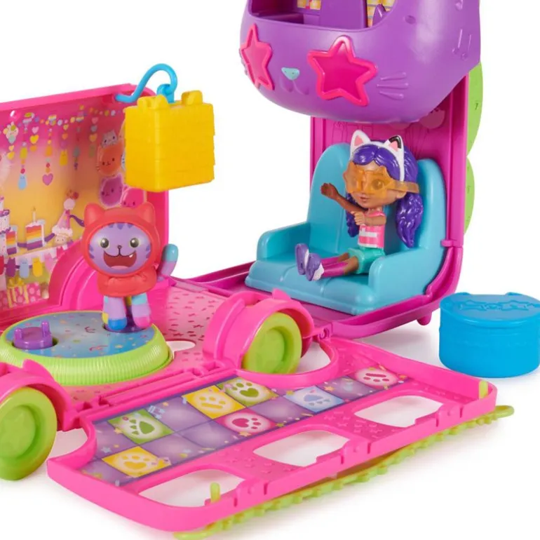 Gabby's Dollhouse Lekesett m/ figurer - Sprinkle Party Bus