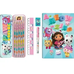 Gabby's Dollhouse Skrivesett m/ A5 notatbok og skrivesaker