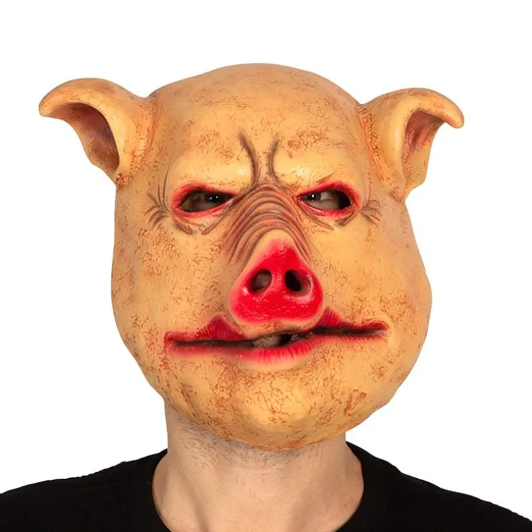 Halloween Maske Voksen - Pig Man 2023