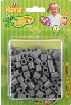 Hama Maxi 250 perler - Grå