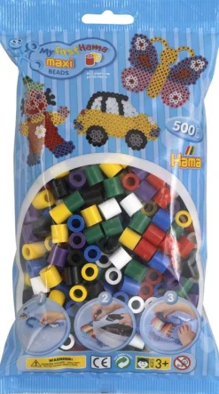Hama Maxi 500 perler - Klassisk Mix 00