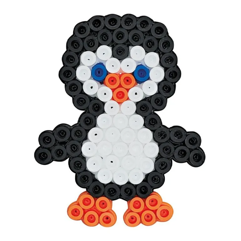 Hama Maxi Perlesett blisterpakke 250 perler - Pingvin