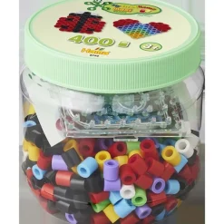 Hama Maxi Perlesett i Boks 400 Perler - Hjerte og Firkant