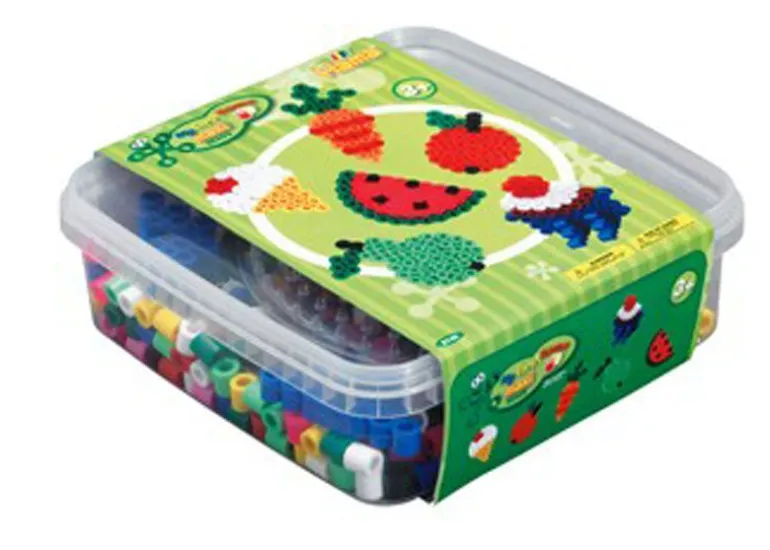 Hama Maxi perlesett i boks 600 perler - Firkant
