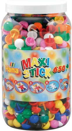 Hama Maxi Stick 650 stifter i bøtte