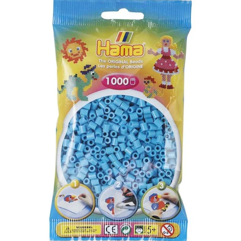 Hama Midi 1000 Perler - Azur Blå 49