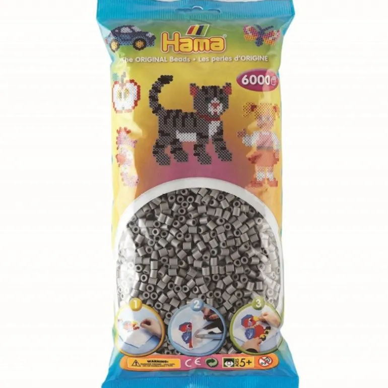 Hama Midi 6000 Perler - Grå 17