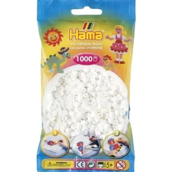 Hama Midi 1000 Perler - Hvit 01