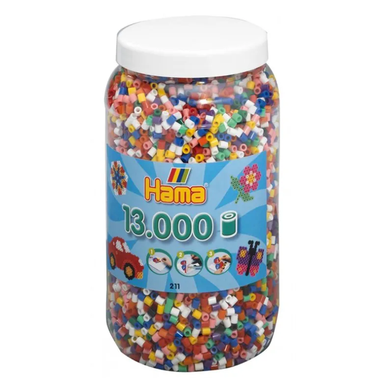 Hama Midi 13000 Perler - Klassisk Mix 00