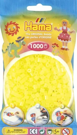 Hama Midi 1000 Perler - Neon Gul 34