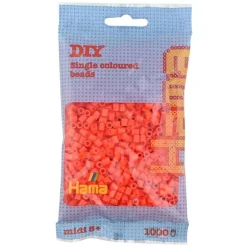 Hama Midi 1000 Perler - Oransje 04