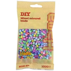 Hama Midi 1000 Perler - Pastell Mix 50
