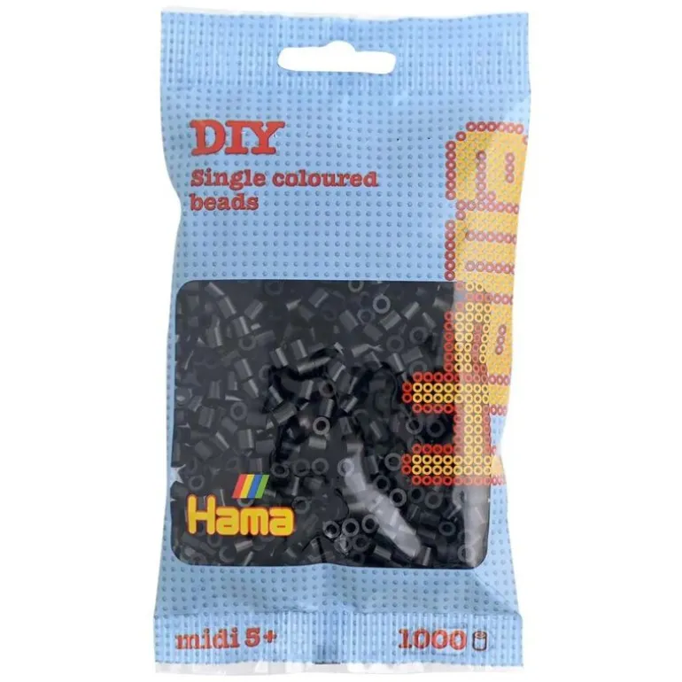Hama Midi 1000 Perler - Svart 18
