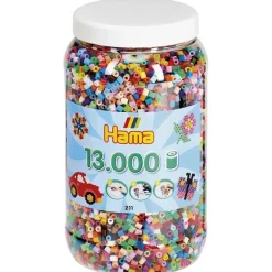 Hama Midi 13000 Perler i Boks - Mix 68
