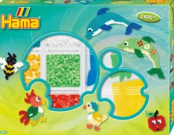 Hama Midi Aktivitetsboks med 2400 perler - Sirkler