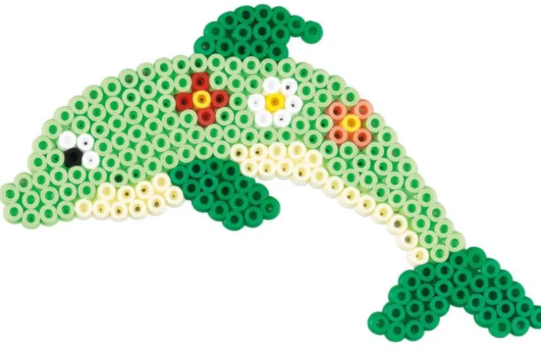 Hama Midi Aktivitetsboks med 2400 perler - Sirkler