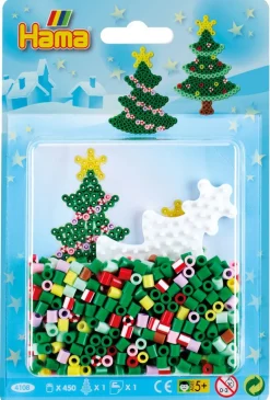 Hama Midi Blisterpakke 450 Perler - Juletre