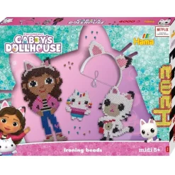 Hama Midi Gaveeske 4000 Perler - Gabby's Dollhouse