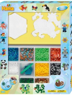 Hama Midi Gaveeske 7200 perler - Drage og dyr