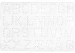 Hama Midi Perlebrett - Bokstaver