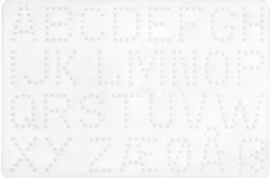 Hama Midi Perlebrett - Bokstaver